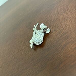 Signed Swarovski Crystal KOALA BEAR PIN Brooch In Tree Sydney Australia